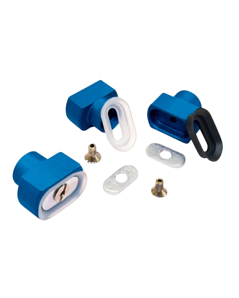 Elliptical flat vacuum cups with supports
